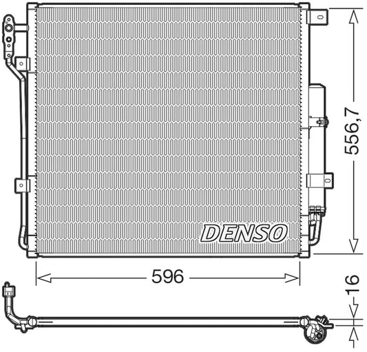 Denso Aircon Condenser DCN14004