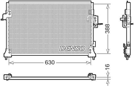 Denso Aircon Condenser DCN14005