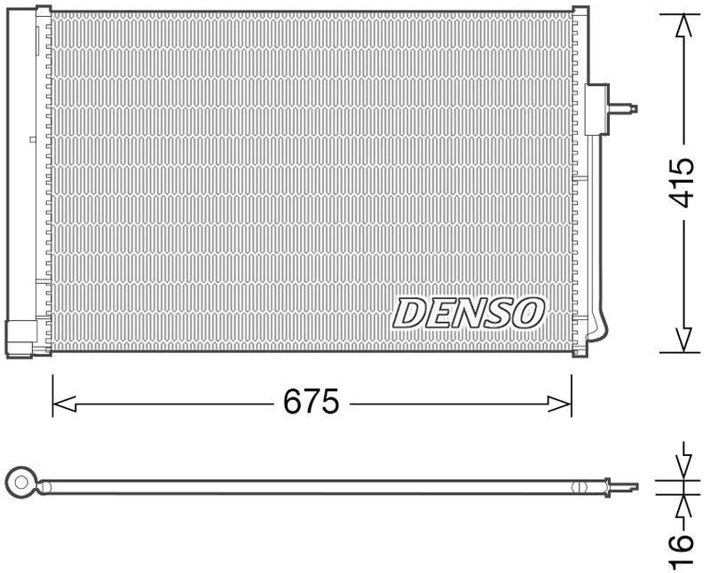 Denso Aircon Condenser DCN15001