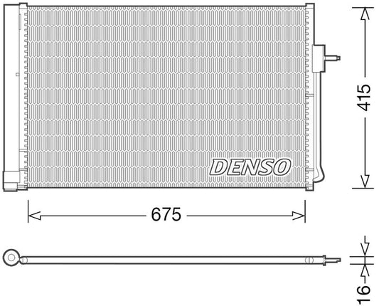 Denso Aircon Condenser DCN15001