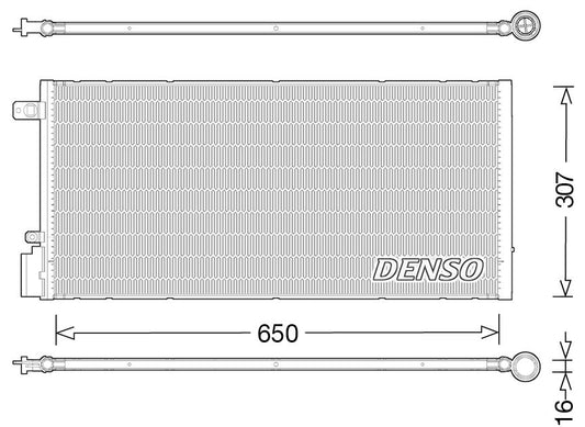 Denso Aircon Condenser DCN15005
