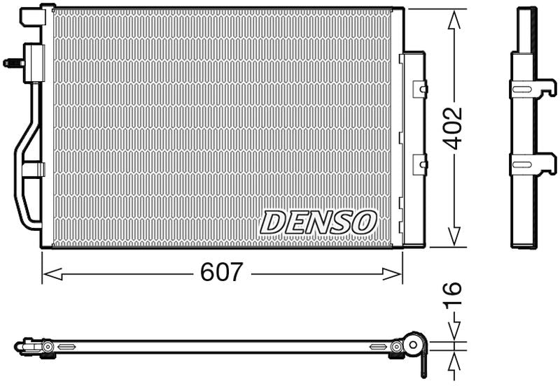 Denso Aircon Condenser DCN15008