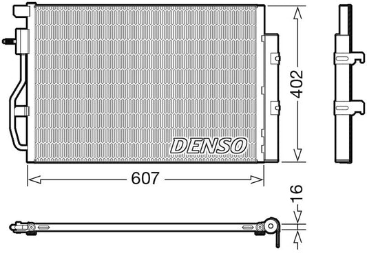 Denso Aircon Condenser DCN15008