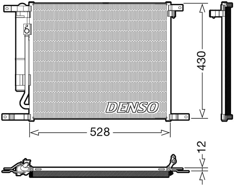 Denso Aircon Condenser DCN15009