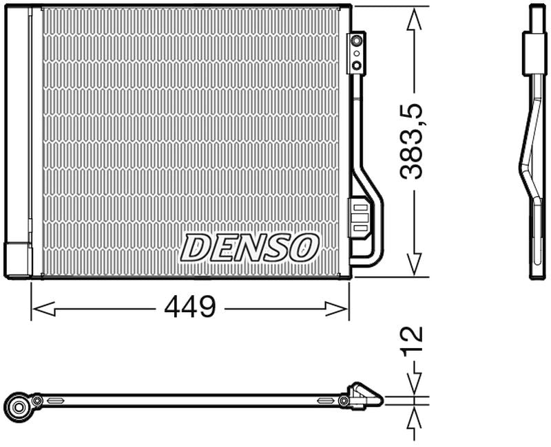 Denso Aircon Condenser DCN16002