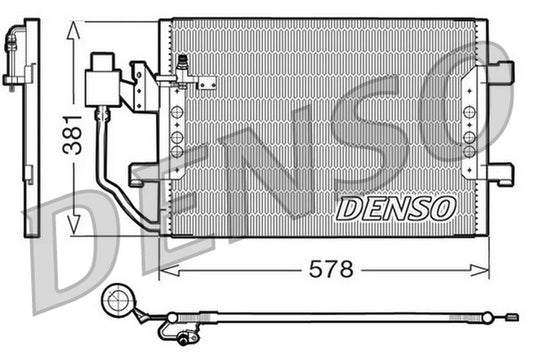 Denso Aircon Condenser DCN17001