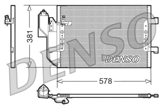 Denso Aircon Condenser DCN17002