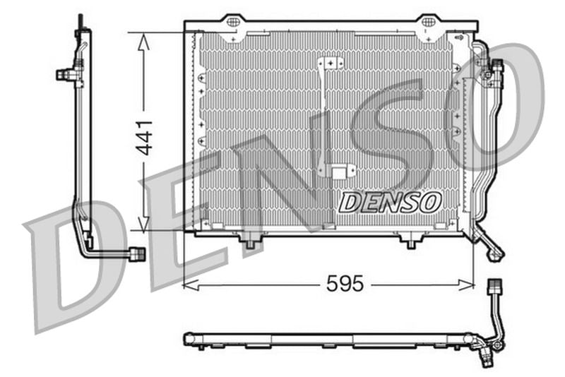 Denso Aircon Condenser DCN17012