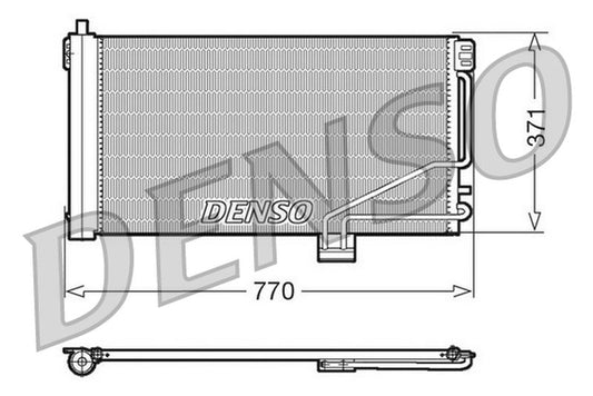 Denso Aircon Condenser DCN17014
