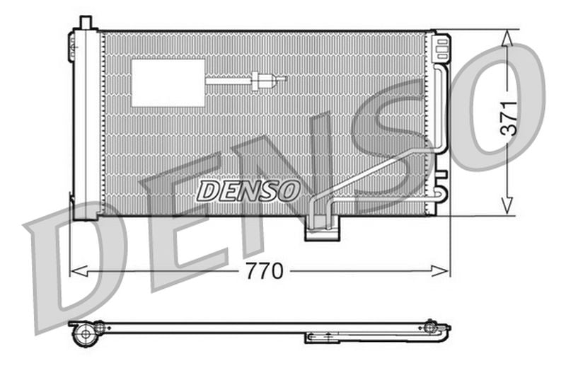 Denso Aircon Condenser DCN17015