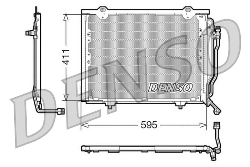 Denso Aircon Condenser DCN17016