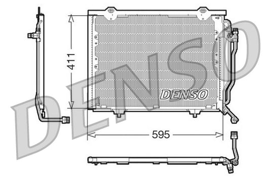Denso Aircon Condenser DCN17016