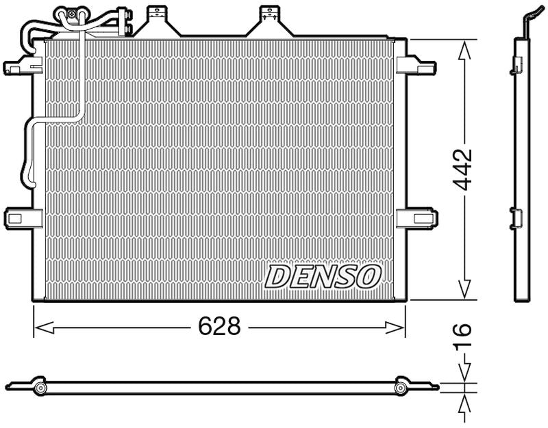 Denso Aircon Condenser DCN17018