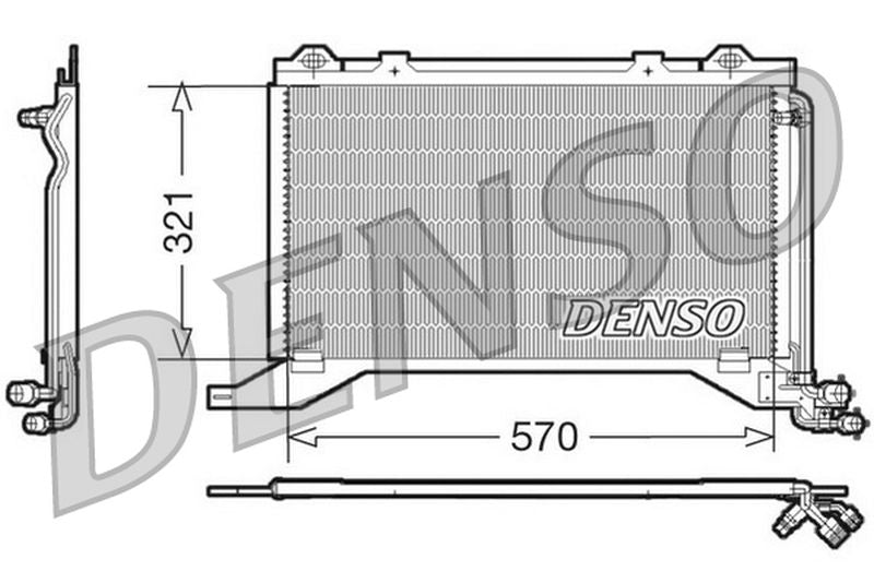 Denso Aircon Condenser DCN17019