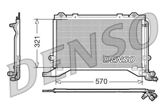 Denso Aircon Condenser DCN17020