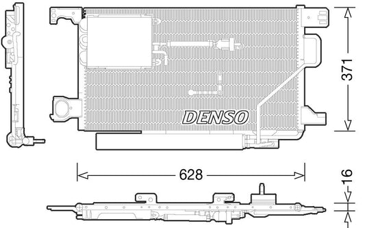 Denso Aircon Condenser DCN17024