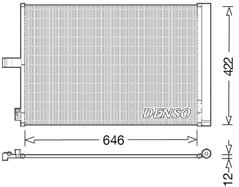 Denso Aircon Condenser DCN17027