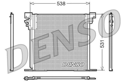 Denso Aircon Condenser DCN17030