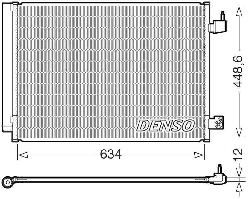 Denso Aircon Condenser DCN17031