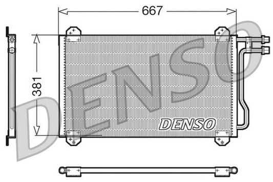 Denso Aircon Condenser DCN17055