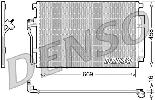 Denso Aircon Condenser DCN17056