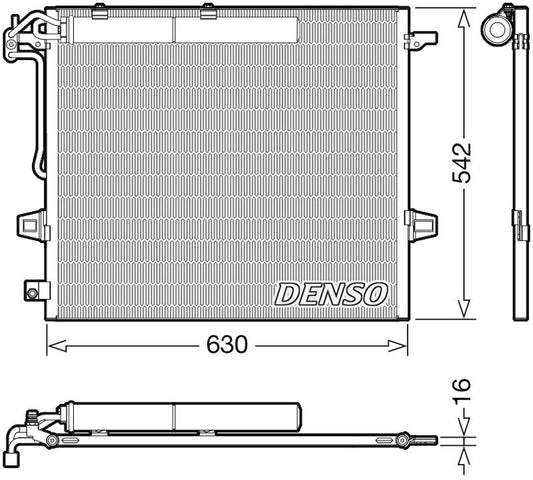 Denso Aircon Condenser DCN17057