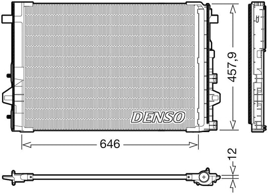 Denso Aircon Condenser DCN17059