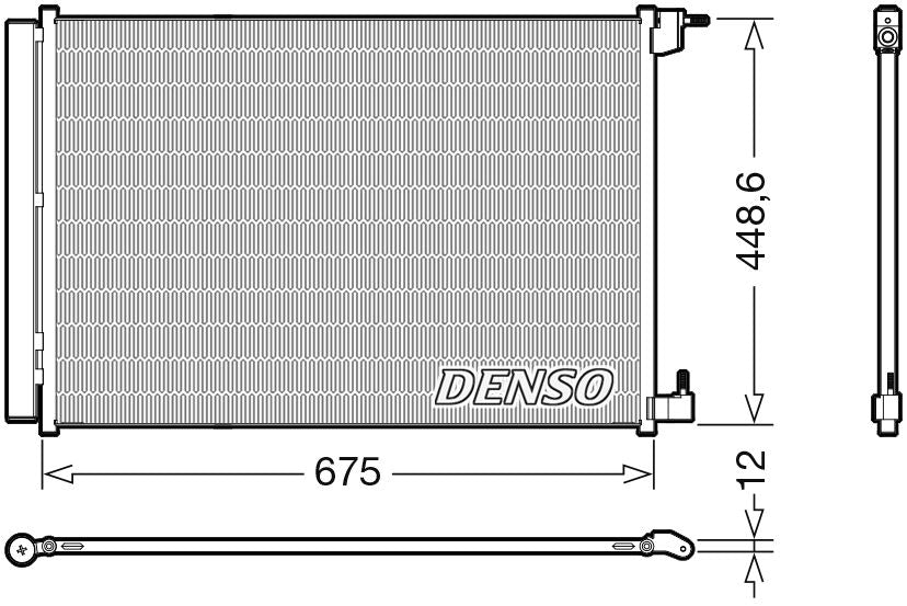 Denso Aircon Condenser DCN17060
