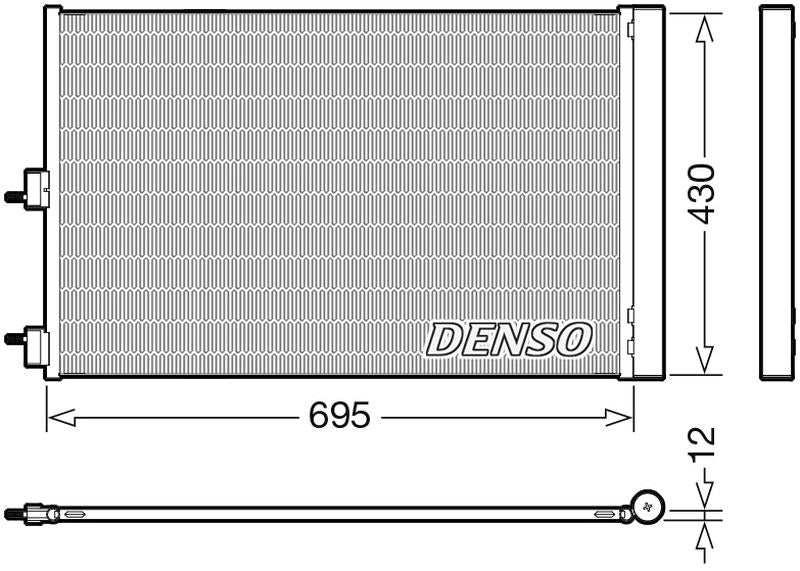 Denso Aircon Condenser DCN17061