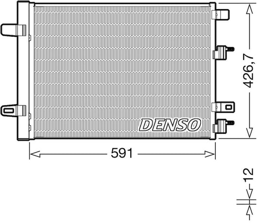 Denso Aircon Condenser DCN17063