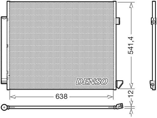 Denso Aircon Condenser DCN17066