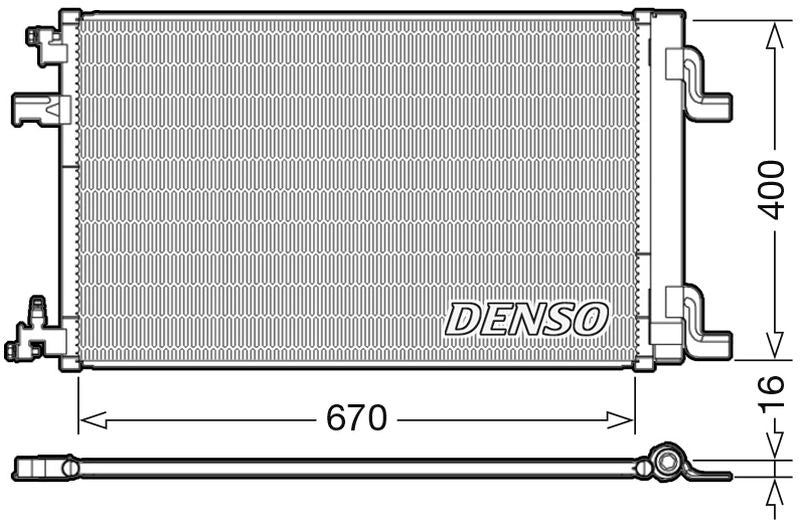 Denso Aircon Condenser DCN20002