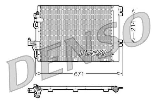 Denso Aircon Condenser DCN20009