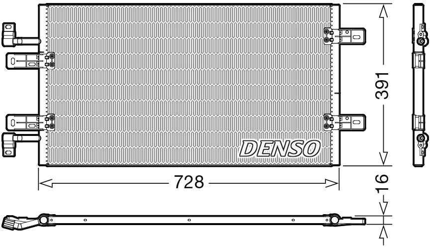 Denso Aircon Condenser DCN20019