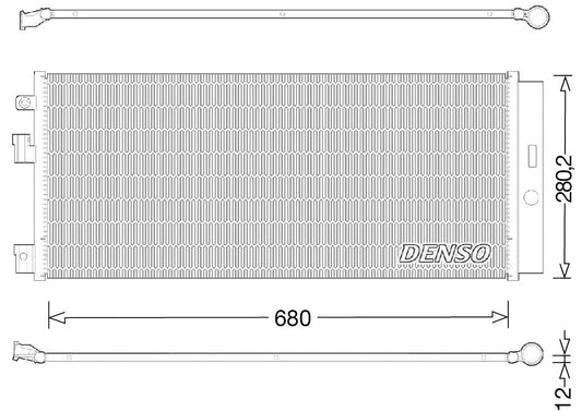 Denso Aircon Condenser DCN20023