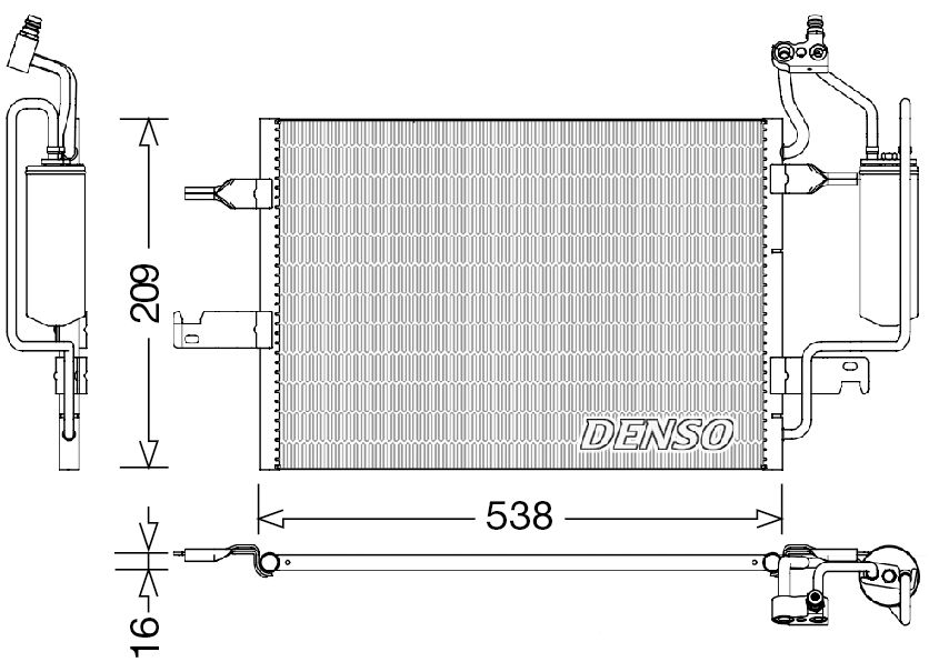 Denso Aircon Condenser DCN20026