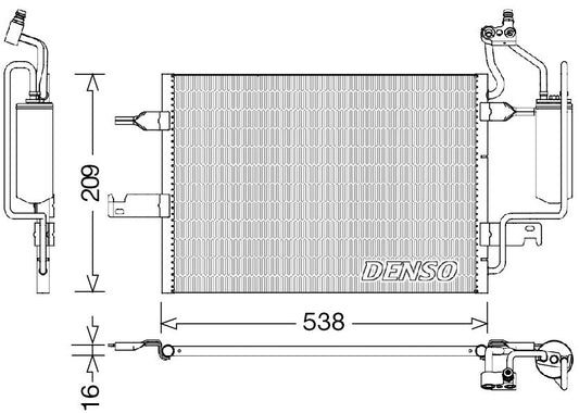 Denso Aircon Condenser DCN20026