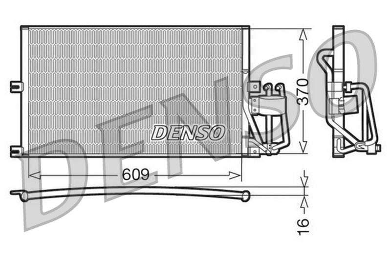 Denso Aircon Condenser DCN20029