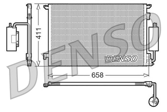 Denso Aircon Condenser DCN20034