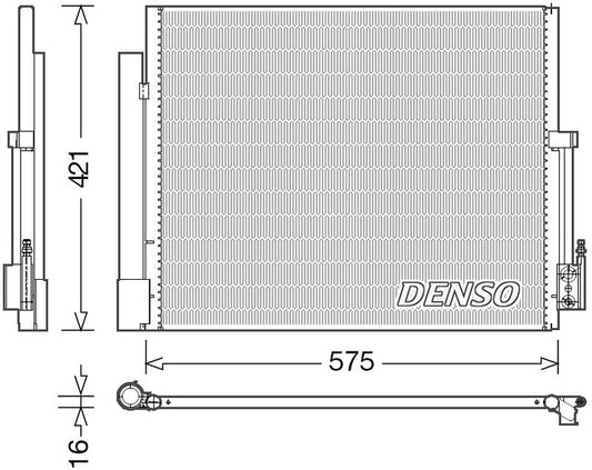Denso Aircon Condenser DCN20036
