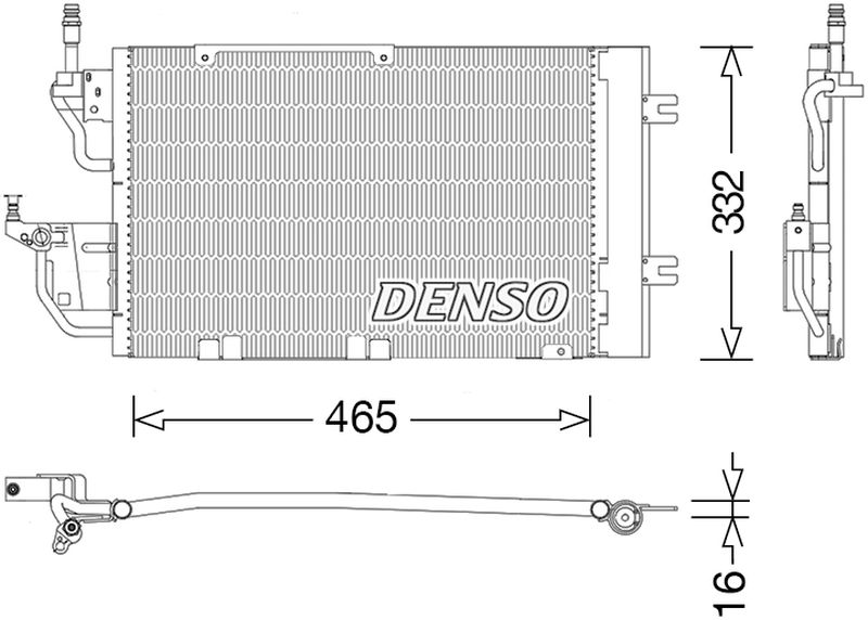 Denso Aircon Condenser DCN20037