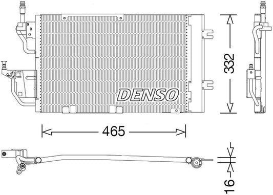 Denso Aircon Condenser DCN20037