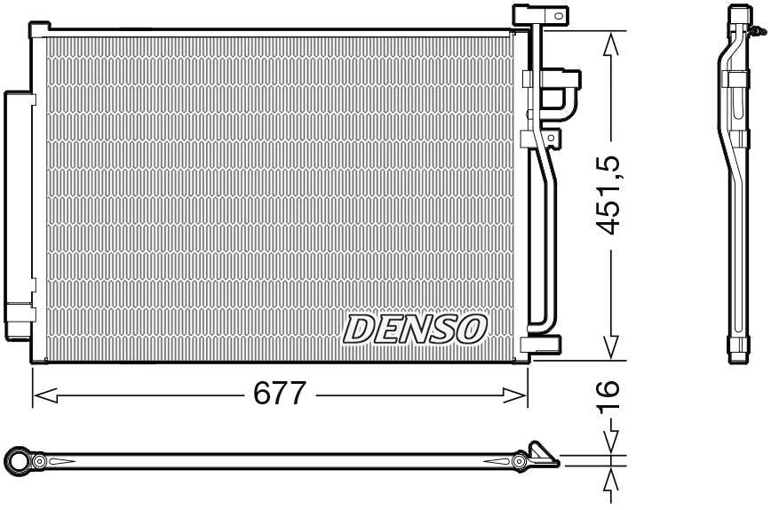 Denso Aircon Condenser DCN20040