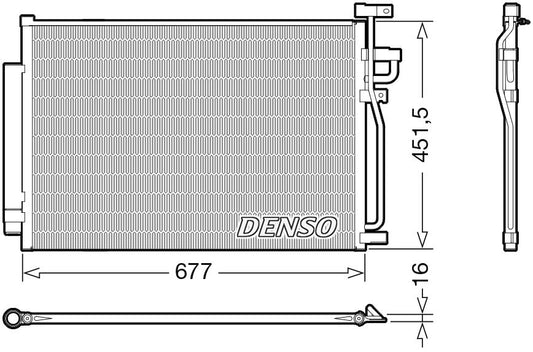 Denso Aircon Condenser DCN20040