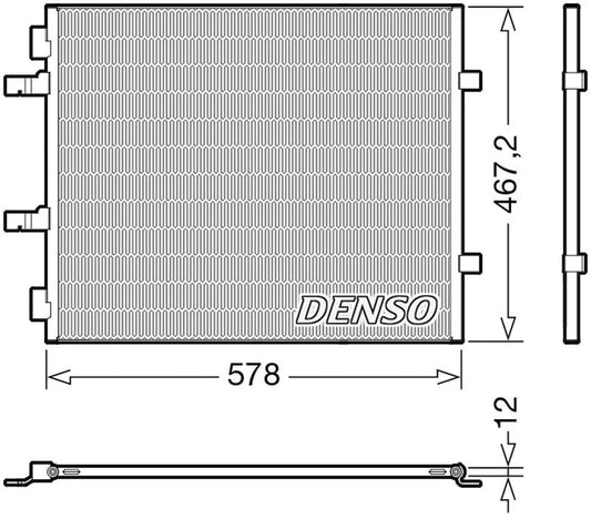 Denso Aircon Condenser DCN20042