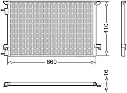 Denso Aircon Condenser DCN20045