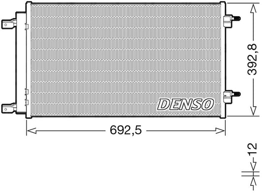 Denso Aircon Condenser DCN20047