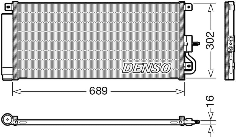 Denso Aircon Condenser DCN20048