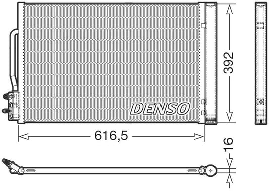 Denso Aircon Condenser DCN20049