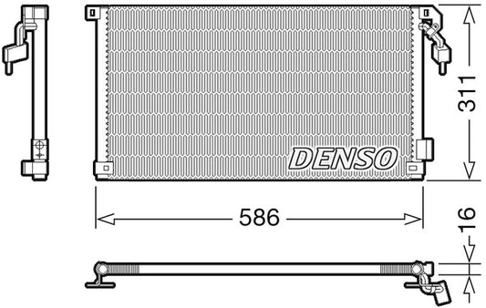 Denso Aircon Condenser DCN21012